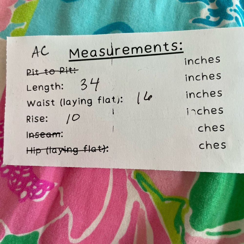 Lilly Pulitzer Patchwork Cropped Pants Size 8 - image 7